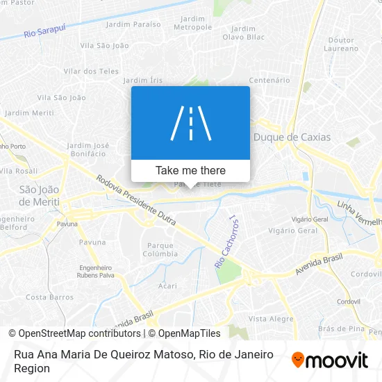 Rua Ana Maria De Queiroz Matoso map