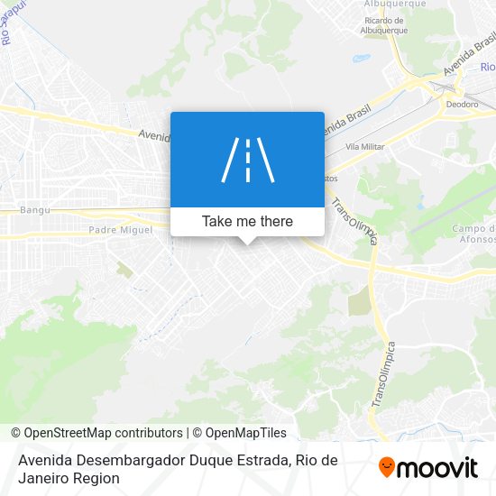 Avenida Desembargador Duque Estrada map
