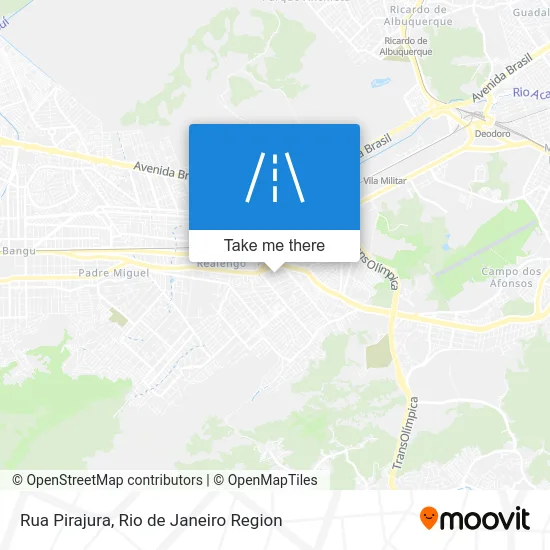 Rua Pirajura map