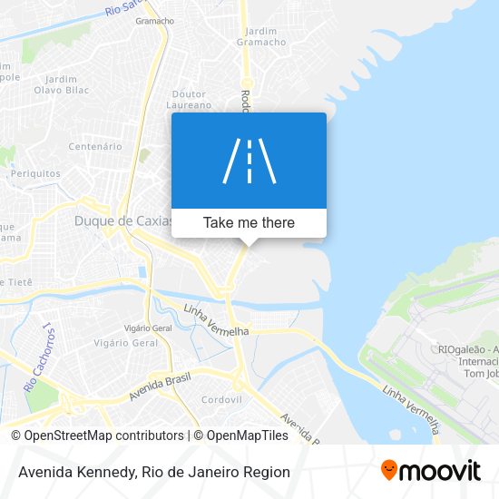 Avenida Kennedy map