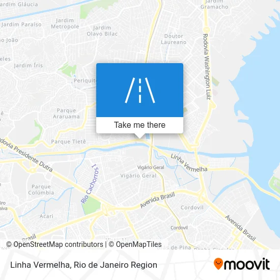 Linha Vermelha map