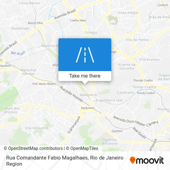 Rua Comandante Fabio Magalhaes map