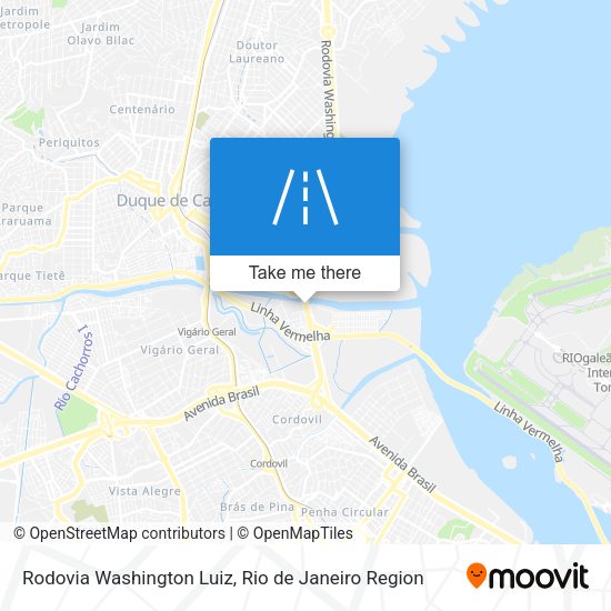 Rodovia Washington Luiz map