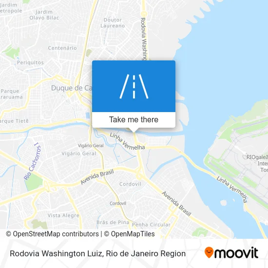 Rodovia Washington Luiz map