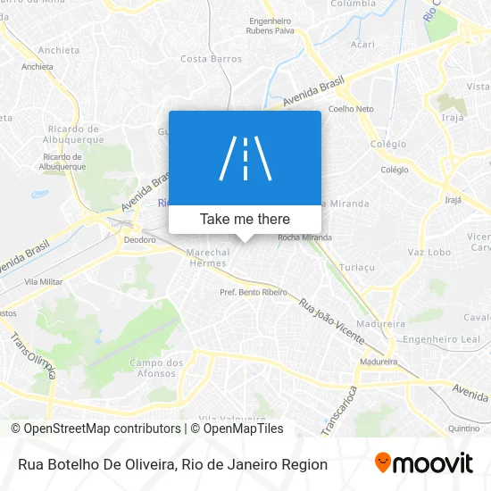 Rua Botelho De Oliveira map