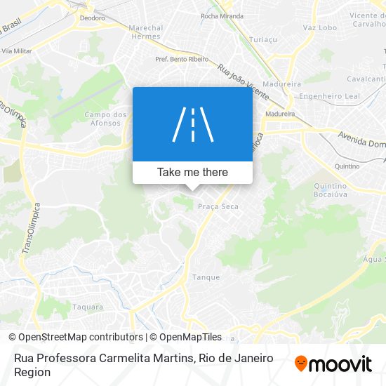 Rua Professora Carmelita Martins map