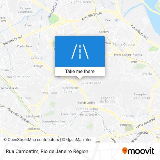 Rua Camoatim map