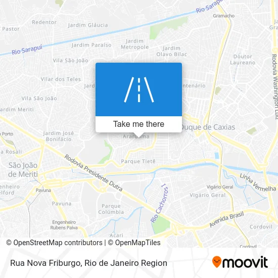 Rua Nova Friburgo map