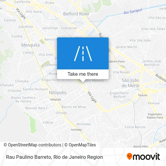 Rau Paulino Barreto map