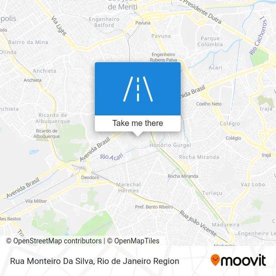 Rua Monteiro Da Silva map