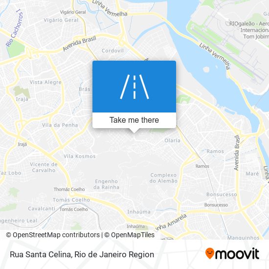 Rua Santa Celina map