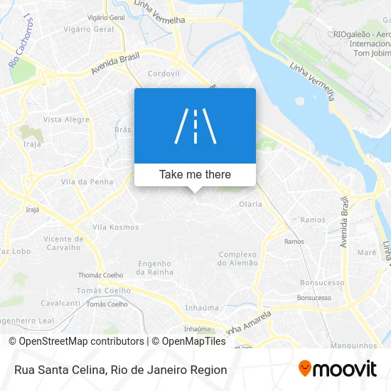 Rua Santa Celina map