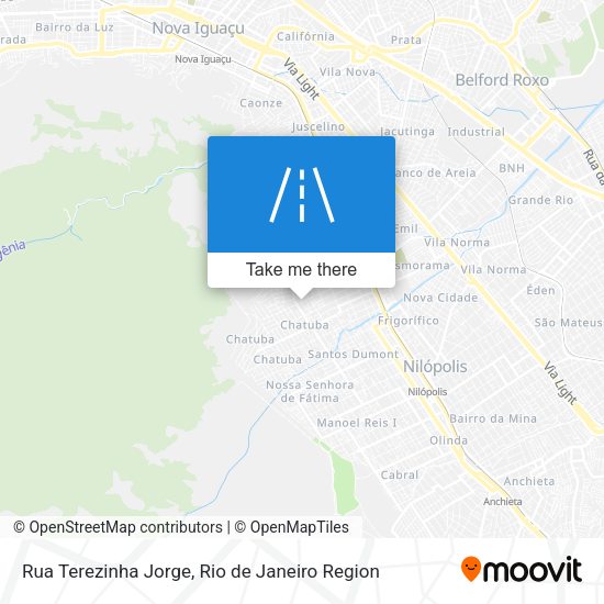 Rua Terezinha Jorge map
