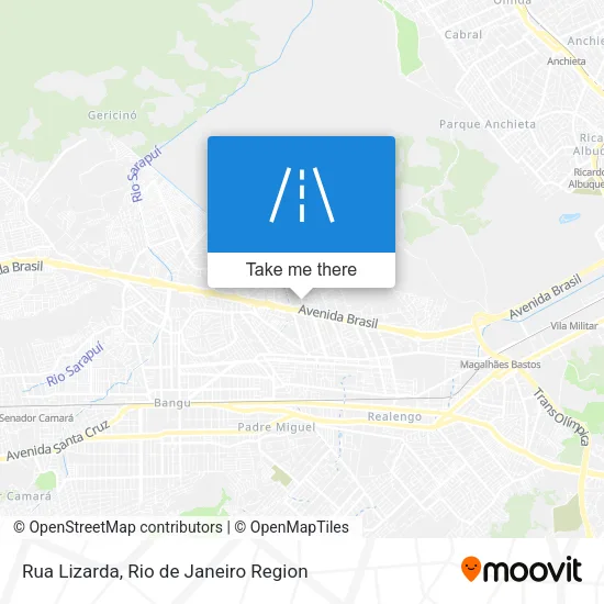 Rua Lizarda map