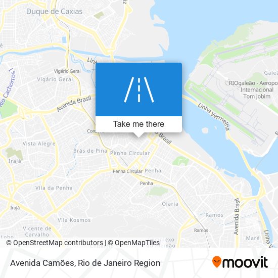 Mapa Avenida Camões