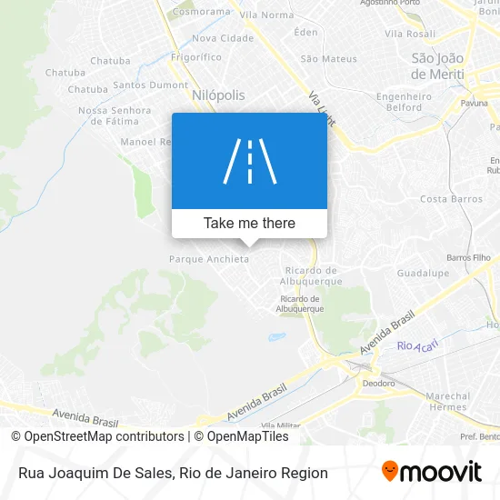 Rua Joaquim De Sales map