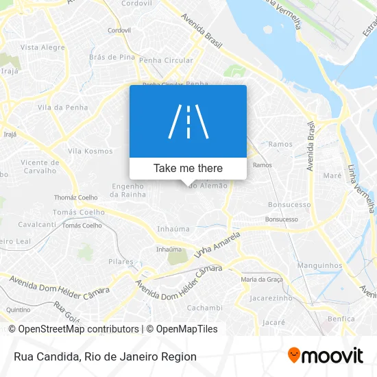 Rua Candida map