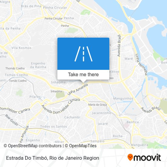 Estrada Do Timbó map