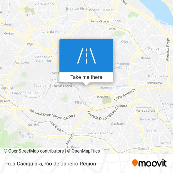 Rua Caciquiara map