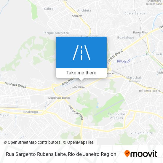 Rua Sargento Rubens Leite map