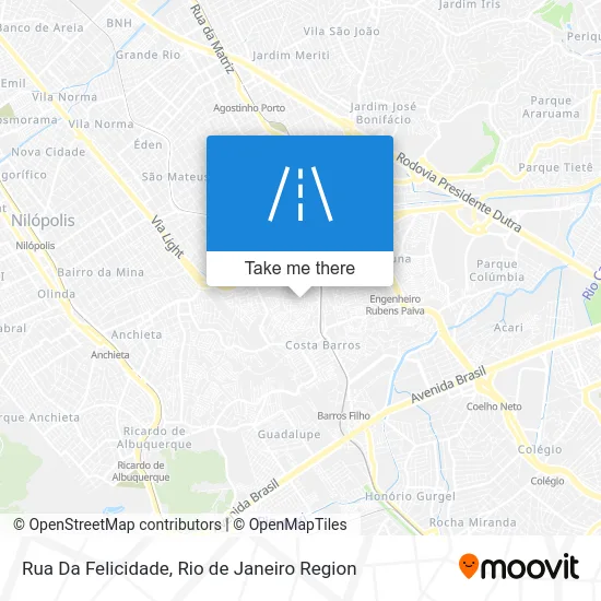 Rua Da Felicidade map