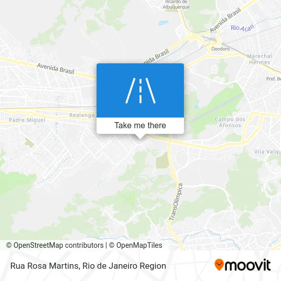 Rua Rosa Martins map