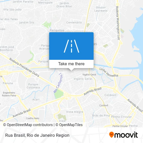 Rua Brasil map