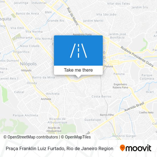 Praça Franklin Luiz Furtado map