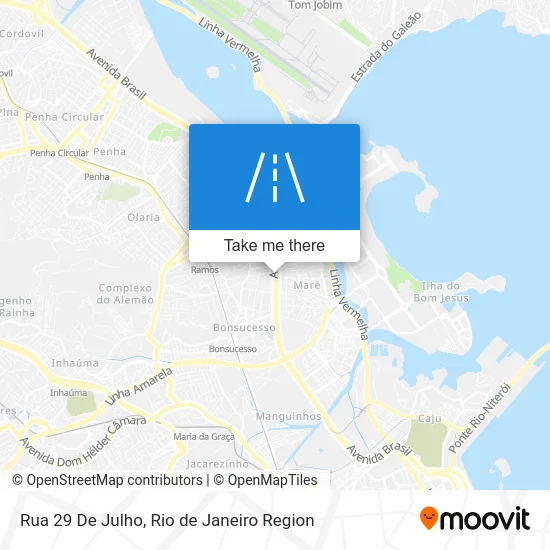 Rua 29 De Julho map