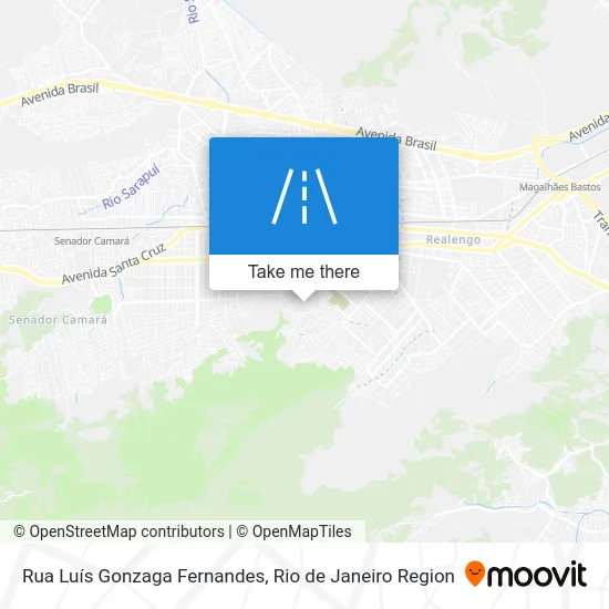 Rua Luís Gonzaga Fernandes map