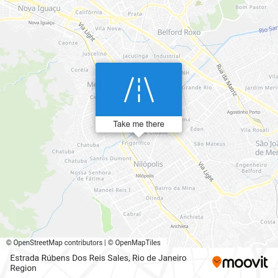 Estrada Rúbens Dos Reis Sales map