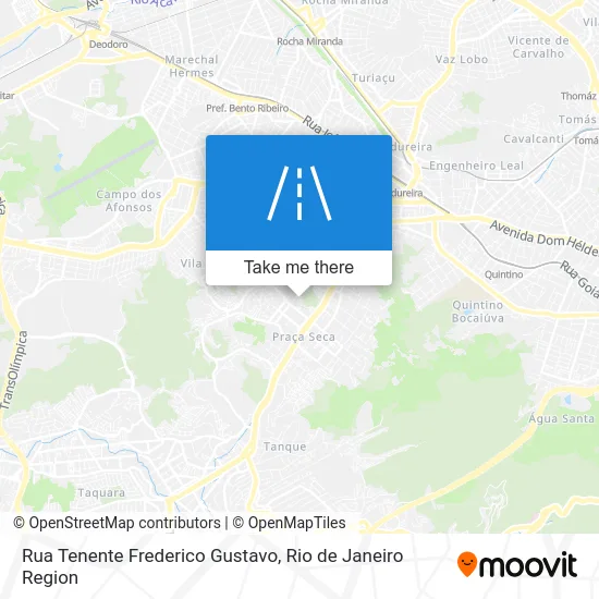 Rua Tenente Frederico Gustavo map