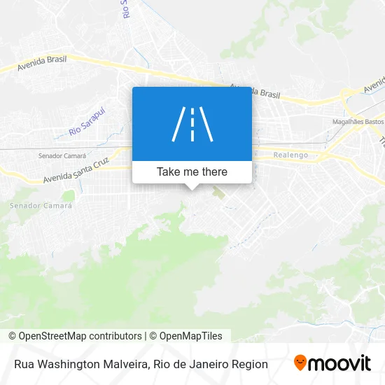 Rua Washington Malveira map