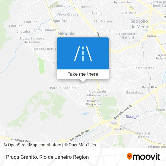 Praça Granito map