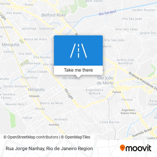 Mapa Rua Jorge Nanhay