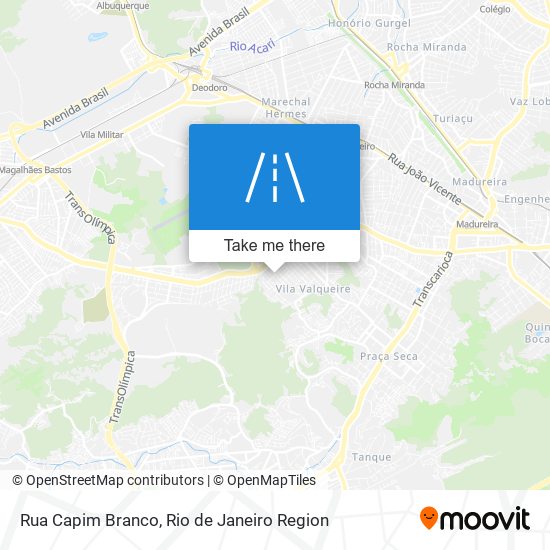 Rua Capim Branco map