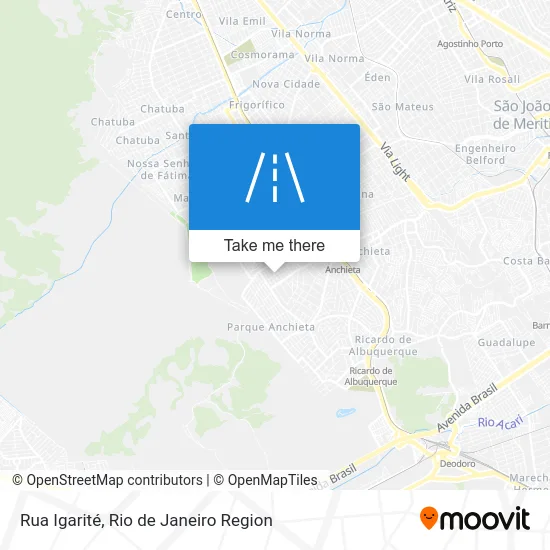 Rua Igarité map
