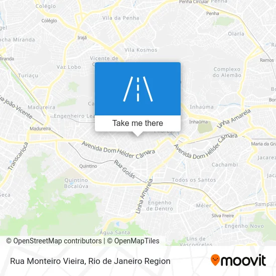 Rua Monteiro Vieira map