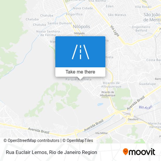 Rua Euclair Lemos map