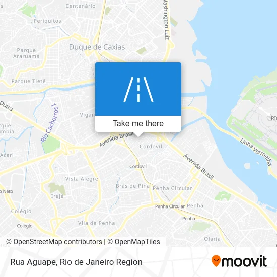 Rua Aguape map