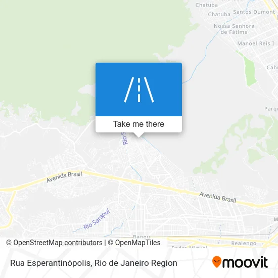 Rua Esperantinópolis map