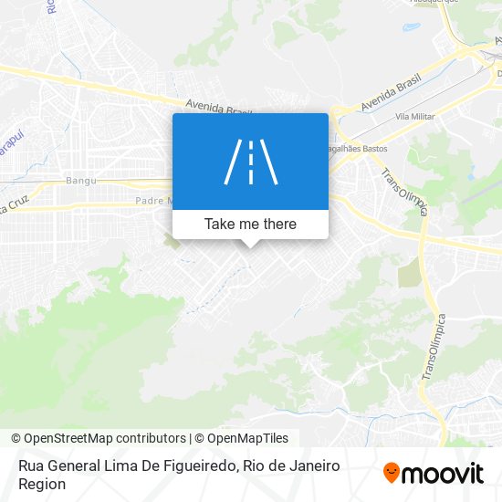 Rua General Lima De Figueiredo map