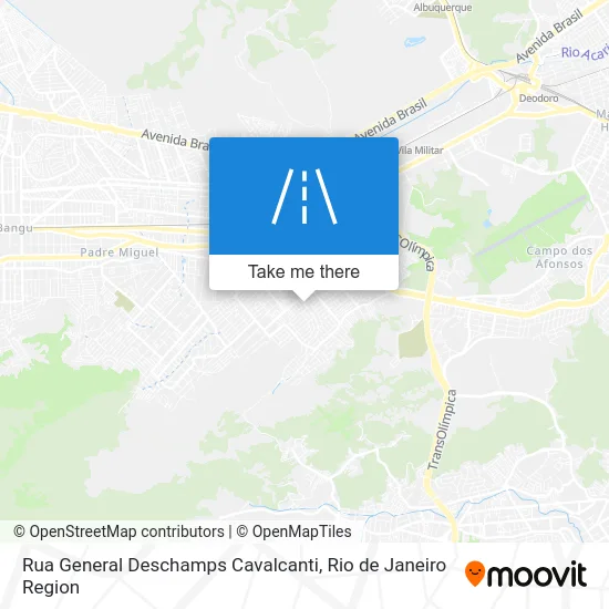 Rua General Deschamps Cavalcanti map