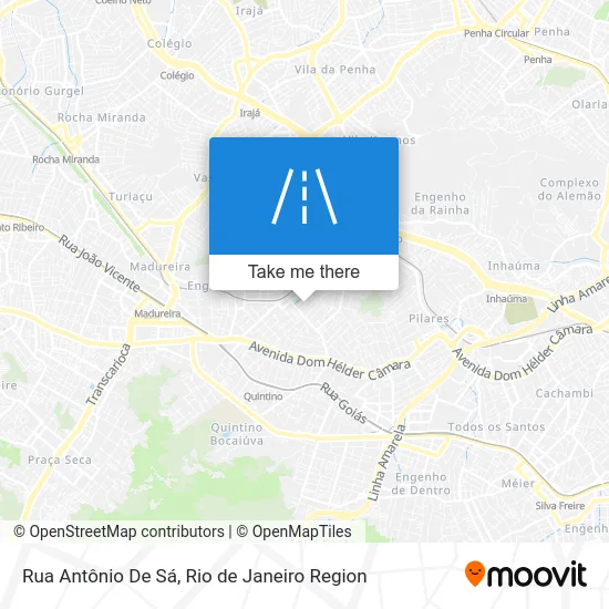 Rua Antônio De Sá map
