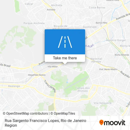 Rua Sargento Francisco Lopes map
