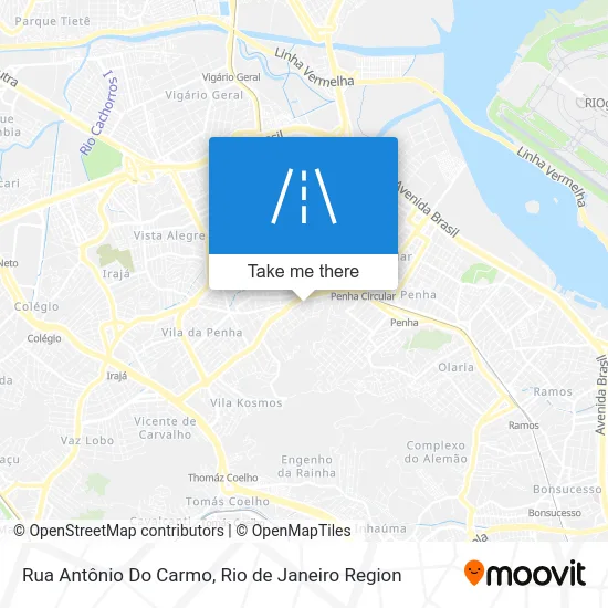 Rua Antônio Do Carmo map