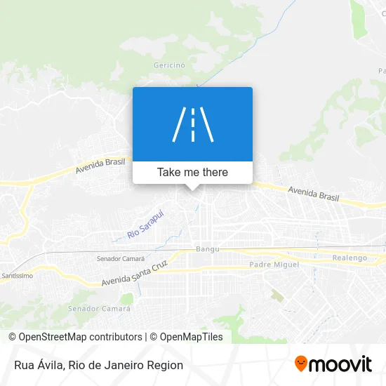 Rua Ávila map
