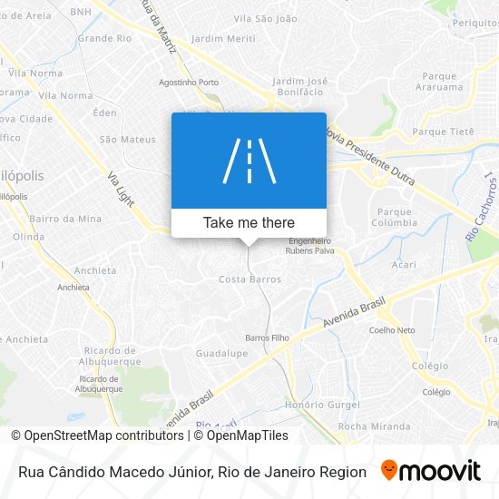 Rua Cândido Macedo Júnior map