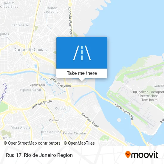 Rua 17 map