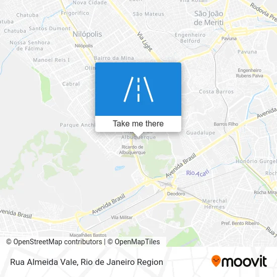 Rua Almeida Vale map